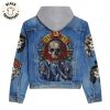 Foo Fighters Portrait Design Hooded Denim Jacket