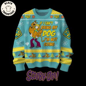 If I Can’t Bring My Dog I’m Not Going Scooby Doo Blue Design 3D Sweater