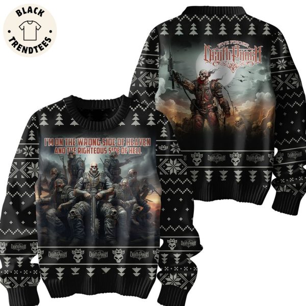 I’m On The Wrong Side Of Heaven And the Rightedus Side Of Hell Black Design 3D Sweater