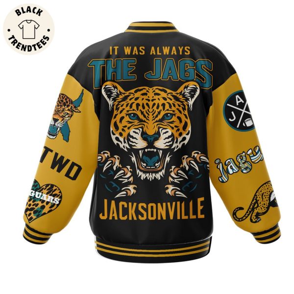 Jags Duuval Jaguars Tiger Black Design Baseball Jacket