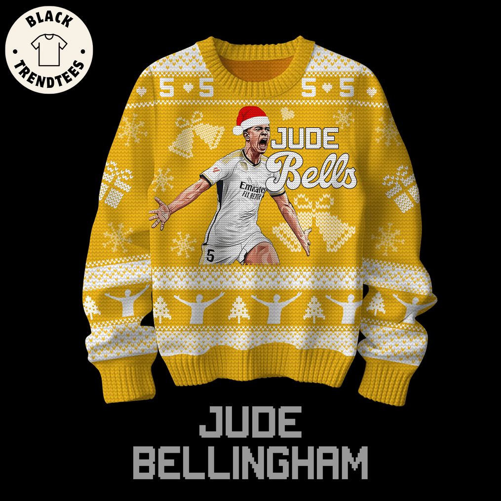 Jude Bellingham Portrait Yellow Design 3D Sweater