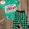 In My Heart Is A Christmas Tree Farm Merrt Swift-Mas Red Design Pajamas Set