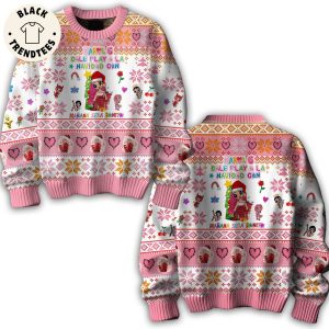 Karolg Dale Play A La Navidad Gon Pink Design 3D Sweater