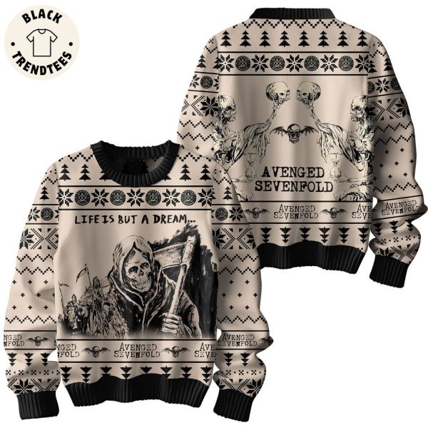 Life Is But A Dream Avenged Sevenfold Christmas Design 3D Sweater