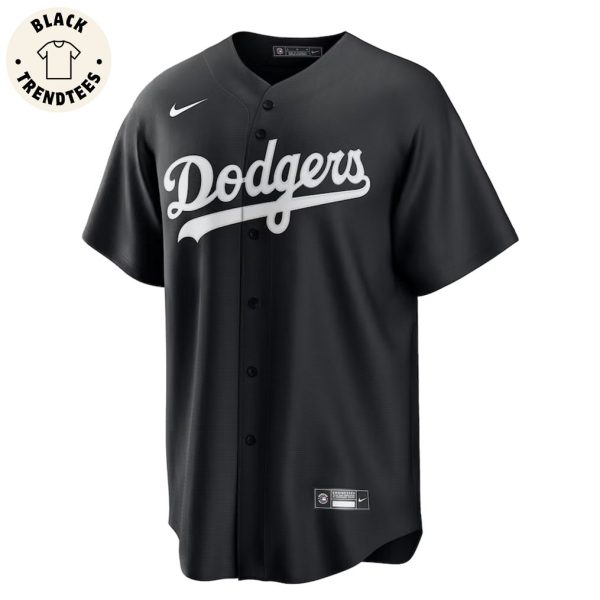 Los Angeles Dodgers Shohei Ohtani Nike Logo Black Design Baseball Jersey