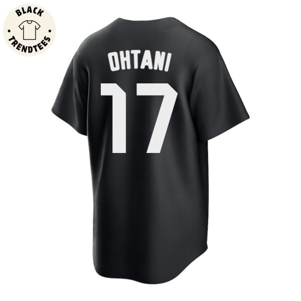 Los Angeles Dodgers Shohei Ohtani Nike Logo Black Design Baseball Jersey