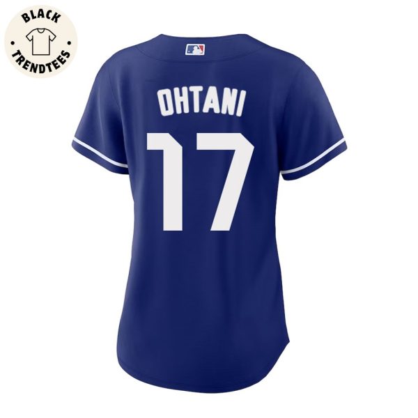 Los Angeles Dodgers Shohei Ohtani Nike Logo Blue Design Baseball Jersey