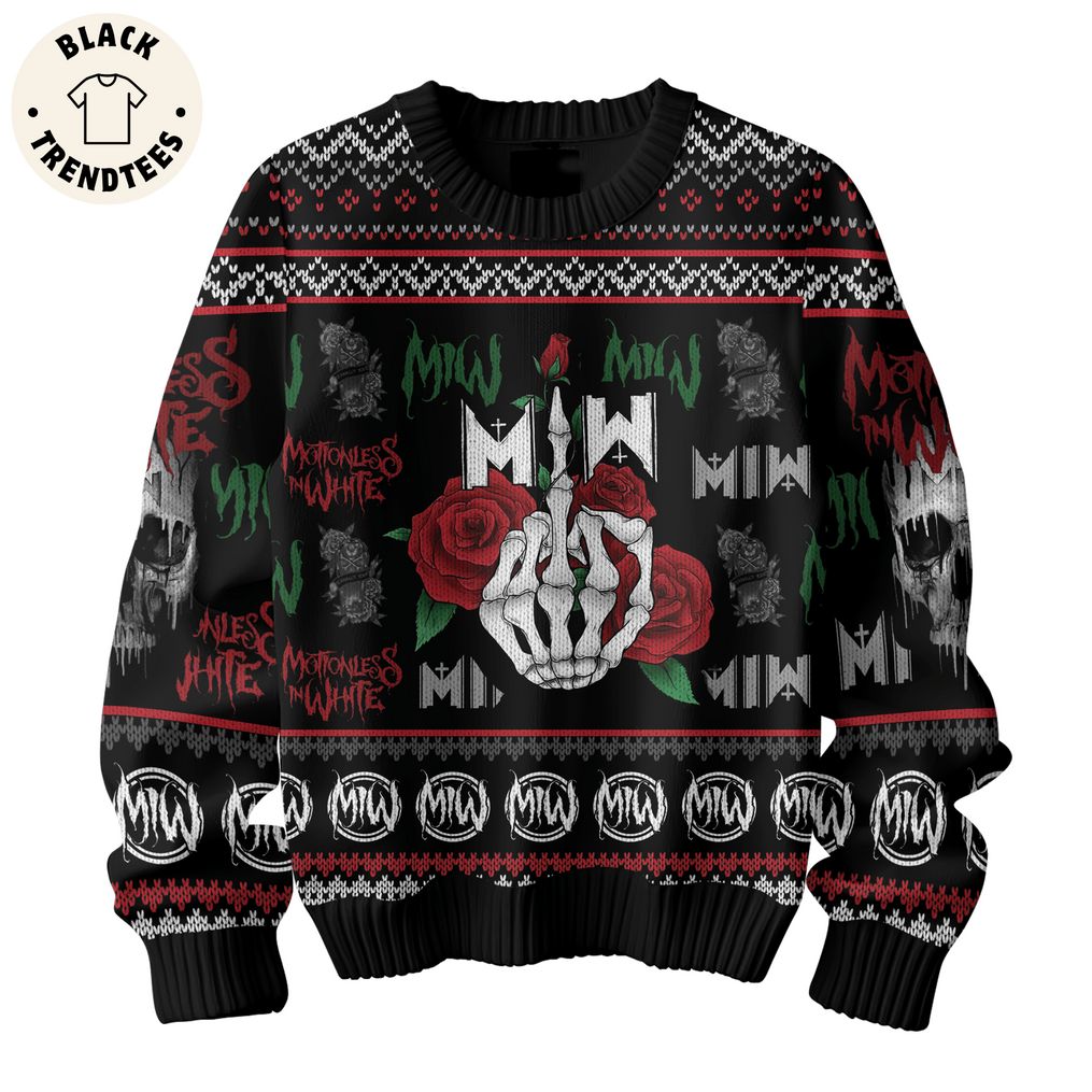 Miw We Maybe Broken But You Cant Kill Black Design 3D Sweater