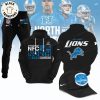 Detroit Lions 2023 Salute To Service Mascot Brown Design Hoodie Longpant Cap Set