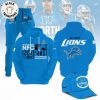NFC North Division Champions Detroit Lions 2023 Nike Logo Black Design Hoodie Longpant Cap Set
