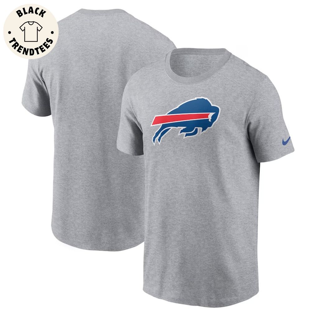 NFL Buffalo Bills Nike Logo Gray Desgin 3D T-Shirt - Blacktrendtees
