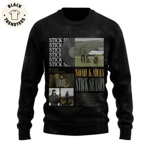 Noah Kahan Stick Season Black Design 3D Sweater