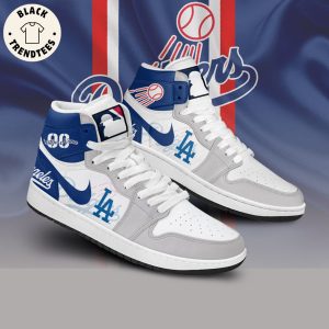 Personalized Los Angeles Dodgers MLB 2023 Nike Logo Design Air Jordan 1 High Top
