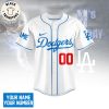 Personalized Los Angeles Dodgers MLB Blue Nike Logo Design Baseball Jersey