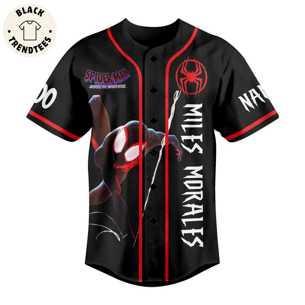 Personalized Spiderman Im Doing Own Thing Black Design Baseball Jersey