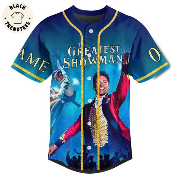 Personalized The Greatest Showman Blue Design Baseball Jersey