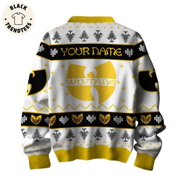 Personalized Wu Tang White Christmas Design 3D Sweater