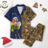 Rolling Stone Red Christmas Design Pajamas Set