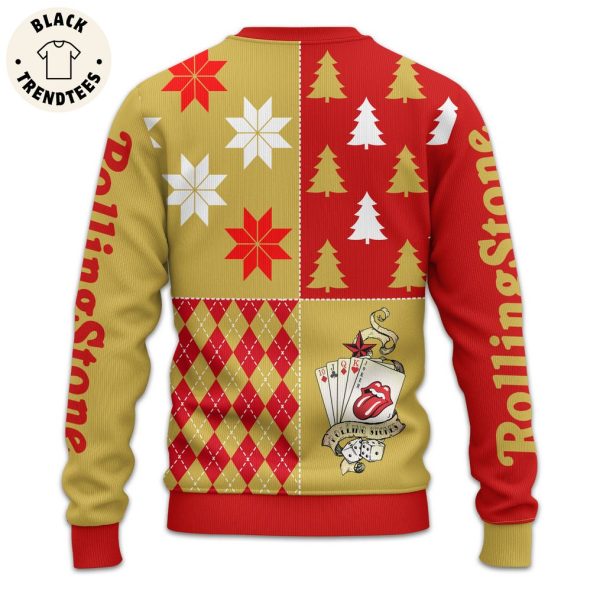 Rolling Stones Christmas Design 3D Sweater