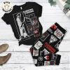 Motley Criie Christmas Sweet Black Design Pajamas Set