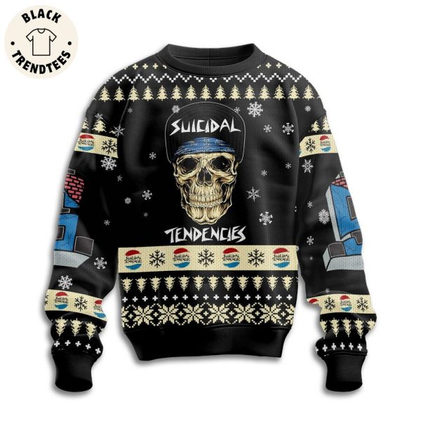 Sucidal Tendencies Skull Black Design 3D Sweater