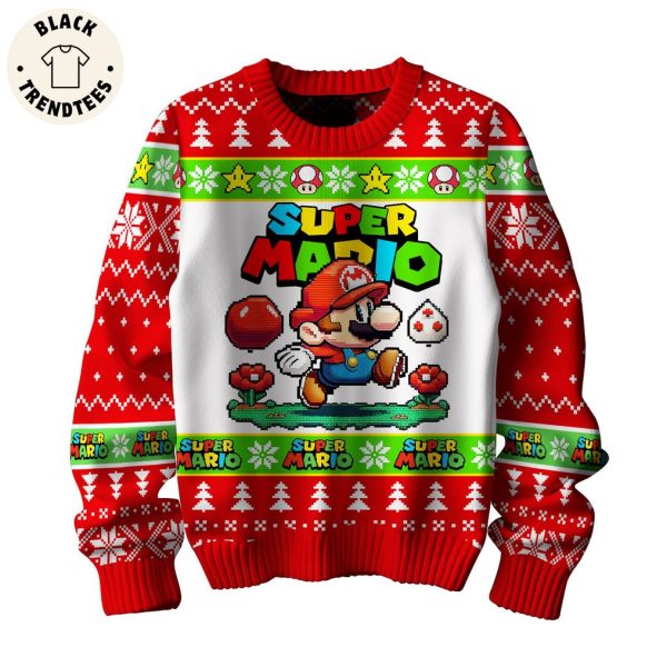 Super Mario Game Design 3D Sweater