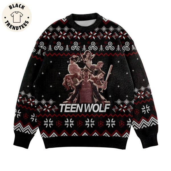 Teenwolf Black Portrait Design 3D Sweater