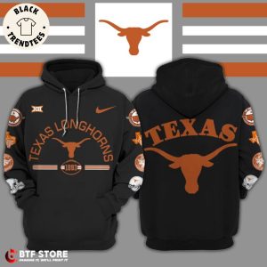 Texas Longhorns 1983 Nike Logo Black Design 3D Hoodie