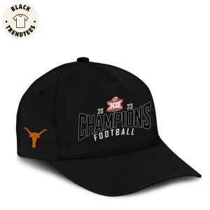 Texas Longhorns Big 12 Champions 2023 Blue Offical Texas Longhorns Orange Nike Logo Design 3D Hoodie