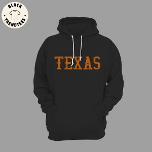 Texas Longhorns Hook ‘Em, Horns Nike Logo Black Design 3D Hoodie