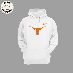 Texas Longhorns Hook ‘Em, Horns Nike Logo White Design 3D Hoodie