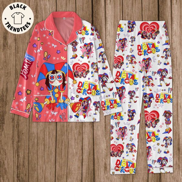 The Amazing Digital Circus Pink Design Pajamas Set