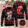 The Rolling Stones Lips Black Christmas Design 3D Sweater