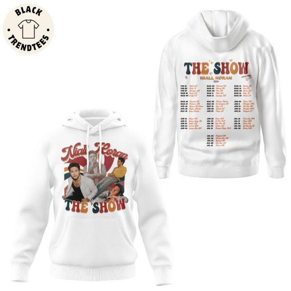 The Show Niall Horan 2024 White Design 3D Hoodie