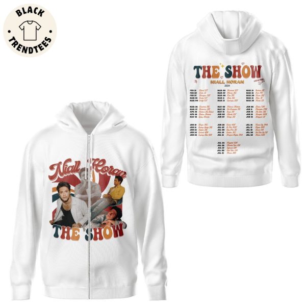 The Show Niall Horan 2024 White Design 3D Hoodie
