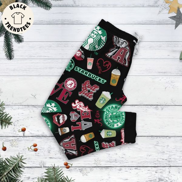 Alabama Starbucks Kind Of Girl Black Design Pajamas Set