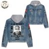 Tool Show Me That You Love Me Skull Design Hooded Denim Jacket