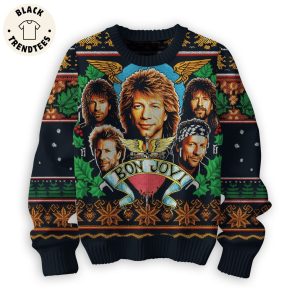 Bon Jovi Portrait Design 3D Sweater