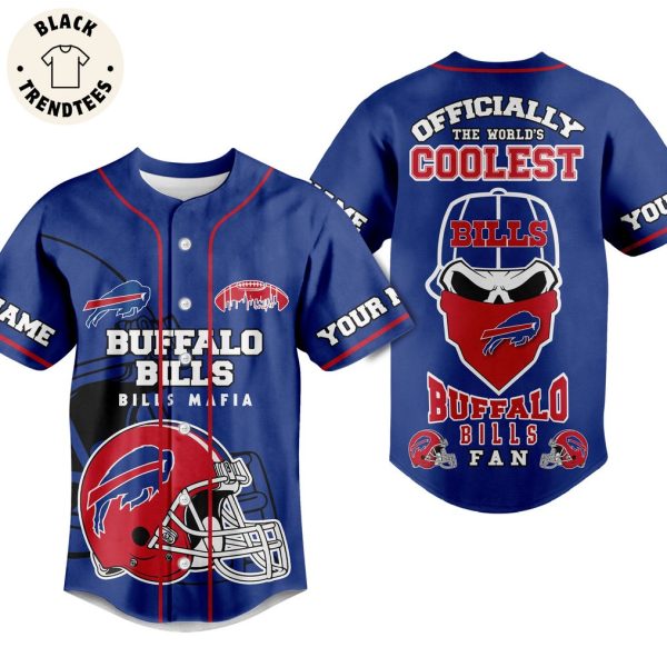 Buffalo Bills Mafia Blue Design Baseball Jersey