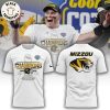 Champions 2023 Mizzou Football Cotton Bowl Nike Logo Design 3D T-Shirt