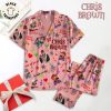 Crazy In love I’d Kill For You Pink Design Pajamas Set