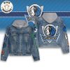 Fear The Deer Milwawkee Bucks Hooded Denim Jacket