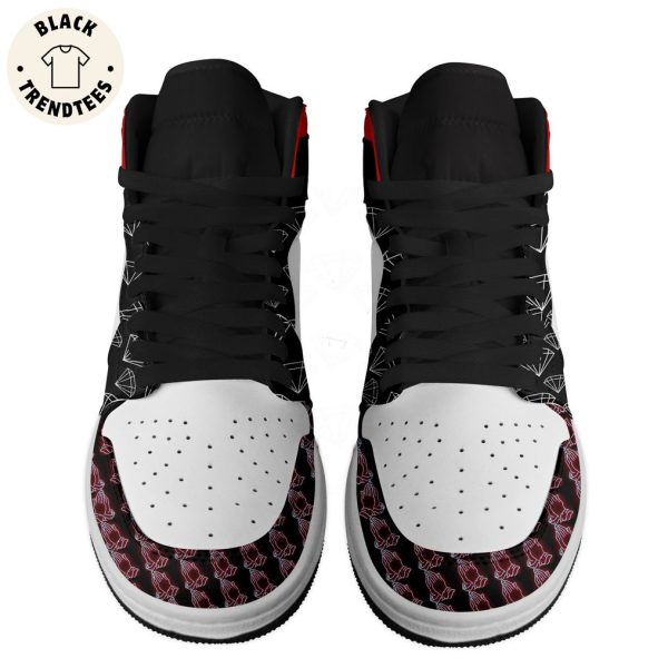 Drake White Black Nike Logo Design Air Jordan 1 High Top