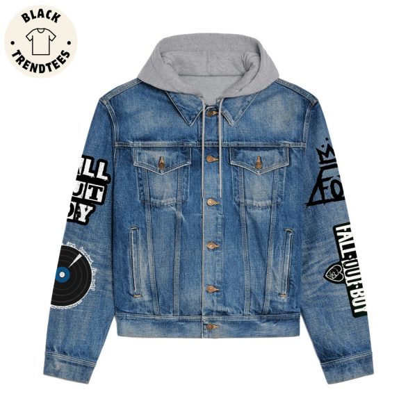 Fall Out Boy So Much For 2Our Dust Hooded Denim Jacket