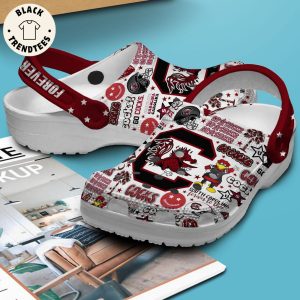 Forever To Thee Go Cocks White Design Crocs