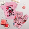 Be My Valentines Orange Mascot Design Pajamas Set