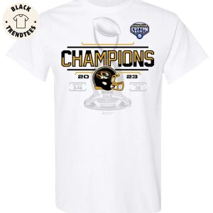 Good Year Cotton Bowl Champions 2023 Missouri Tigers White Design 3D T-Shirt