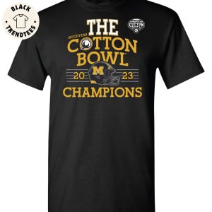 Good Year The Cotton Bowl 2023 Champions Black Design 3D T-Shirt