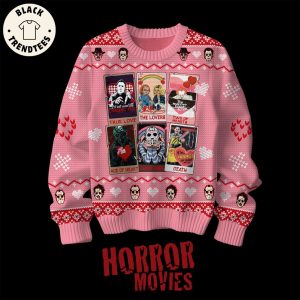 Horror Movies Pink Design 3D Sweater