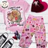 I Wanna Ruff You Up Pink Portrait Design Pajamas Set